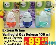EXTREM ORTAM YENİLEYİCİ ODA KOKUSU 100 ML fiyat ve kampanya bilgisi